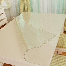 锦色华年 餐桌布软质玻璃 透明台布桌垫防水防油免洗水晶板PVC茶几布 80*130cm