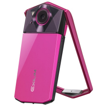 卡西欧（CASIO）EX-TR600 数码相机 （1110万像素 21mm广角）玫红色